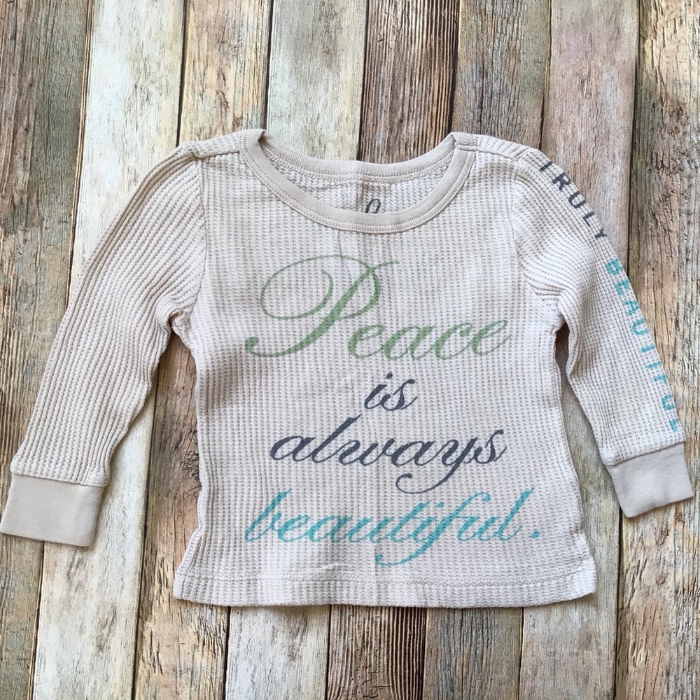 Peek Walt Whitman Peace Waffle Tee